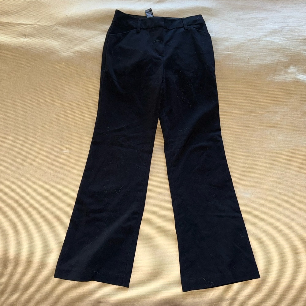 Black Flared Dress Pants